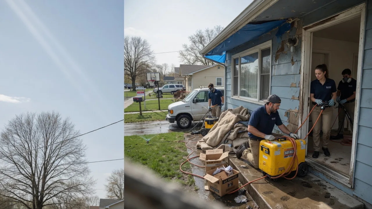 Basement Flood Cleanup in Belview, MN near me